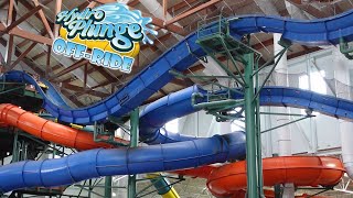 Hydro Plunge OffRide Footage Great Wolf Lodge Poconos ProSlide Water Coaster  NonCopyright [upl. by Fogarty774]