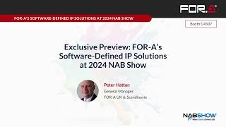 Exclusive Preview Webinar FORAs latest innovations for NAB 2024 [upl. by Konopka157]