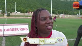 ISSA Burger King U16 Urban Football Final Jamaica College vs Wolmers [upl. by Enaid]