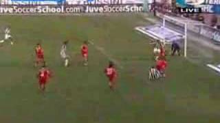 Del Pieros FANTASTIC Goal Against Siena 20042005 [upl. by Leumas]