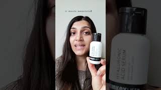 The INKEY List Hyaluronic Acid Serum inkeylist sensitiveskin productreview [upl. by Arannahs]