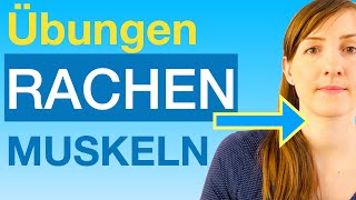 5 Übungen für RACHENMUSKULATUR Kehlkopfhebung SpeiseröhrenÖffnung bei SCHLUCKSTÖRUNG  Dysphagie [upl. by Salinas]