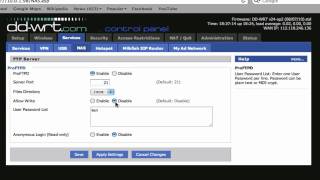 DDWRT USB sharing and proftpD [upl. by Dnalrag]