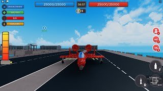 Harbor Havoc Test Gunner Jet  Roblox [upl. by Surbeck]