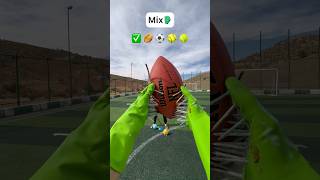 Asmr Gloves Mix Catching The Ball 🧤shorts challenge viralshorts [upl. by Esenwahs]