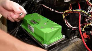 TAC 10 into an EZGO RXV Curtis Install  Navitas [upl. by Ahsinod]