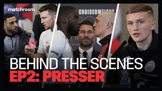 Lawrence Okolie vs Michal Cieslak Fight Week Ep 2 Press Conference Behind The Scenes [upl. by Aisinoid]