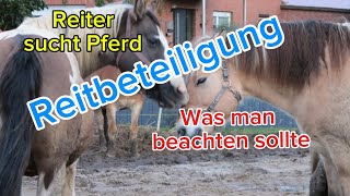 Reitbeteiligung  Reiter sucht Pferd [upl. by Alita]