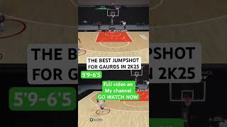 BEST JUMPSHOT FOR GUARDS IN NBA 2K25 [upl. by Sluiter73]