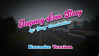 Jeepney Love Story  Yeng Constantino  karaoke [upl. by Yrellav959]