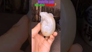 Nephrite Jade naturaltreated [upl. by Ainadi136]