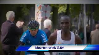 Eliud Kipchoge WR Marathon Hydration [upl. by Ary342]