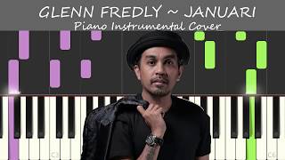 Glenn Fredly  Januari Piano Cover  Glenn Fredly Januari Piano Synthesia [upl. by Koenig]