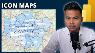 How to use ICON MAP to visualise GeoJSON files in POWER BI  INTERACTIVE MAPS w BASEMAPS AND MORE [upl. by Yatnahc]