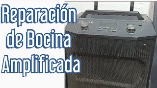 BOCINA AMPLIFICADA  REPARACIÓN FÁCIL Y RÁPIDA PARA PRINCIPIANTES [upl. by Schuster635]