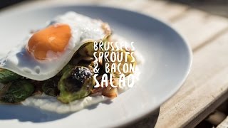 Quick and Easy Brussel Sprouts and Bacon Salad  Bondi Harvest [upl. by Rabah373]