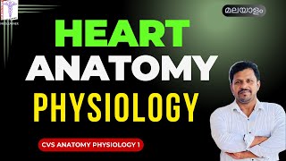 Cardiovascular System Anatomy Physiology Malayalam Anatomy of Heart Anatomy Physiology Malayalam [upl. by Oijile]