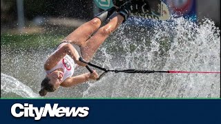 Montreal teen wins gold at the Waterski World Championships [upl. by Padraig]