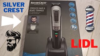 Aparat de tuns SilverCrest LIDL 5in1 Hair and Beard Trimmer Rechargeable Liion Battery [upl. by Nodla838]