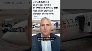 Latest Delta change is DEVASTATING for SkyMiles members shorts [upl. by Annavahs]