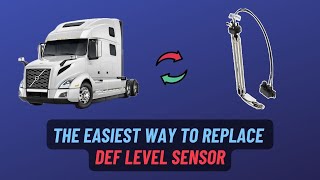 The easiest way to replace DEF level sensor Volvo VNL860 [upl. by Anai]