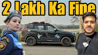 Laos Police Ne ScorpioN Pe Itna Mota Fine Laga Diya 😭 India To Australia By Road EP59 [upl. by Keyes]