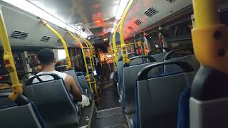 riding on Golden dragon XML6125CC DBS route 4 to negev mall Voith Half slow idle and fast Idle [upl. by Amadas]