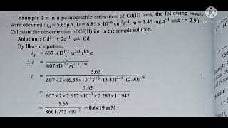 Ilkovic Equation  Numericals [upl. by Echo]