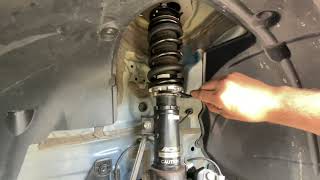 Adjusting ur coilovers like my BcRacing on my 10th gen honda civic fk7 hatchback [upl. by Aileen925]