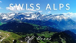 SWISS ALPS 4K ULTRAHD DRONE VIDEO [upl. by Delastre]