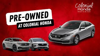 Shop PreOwned at Colonial Honda in Halifax [upl. by Berner]