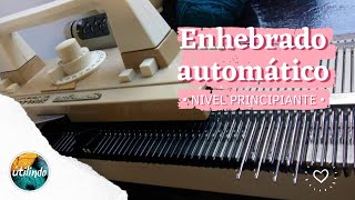 ENHEBRADO AUTOMÁTICO en knittax  PASO A PASO  Utilindo [upl. by Eilojne]