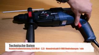 Bosch GBH 228 DFV Bohrhammer Test [upl. by Ecirpac783]