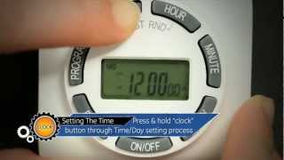 GE  15089 7Day Digital Timer  Setup Guide [upl. by Fidellia]