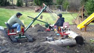 Stripping shovel and dragline working together [upl. by Ayk]