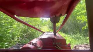 230 Timberjack with 353 Detroit diesel running skid trails [upl. by Bhatt331]