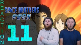 SOS Bros React  Space Brothers Episode 11  Trapped Rivals [upl. by Aihtyc]