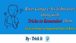 Tributaries of Ganga River amp Trick to Remember Them [upl. by Ahsina]