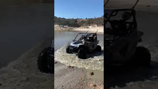 RZR 200 EFI 2024 gris equipado modificado en ruta las aguas termales el charco viralshort [upl. by Eiramllij]