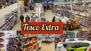 Tesco Extra British Supermarket  Tesco Haul  Tesco Shop With Me in Uk [upl. by Ayahsal]