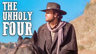 The Unholy Four  Free Cowboy Film  Woody Strode  Western Movie [upl. by Garges655]