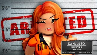 ARRESTING ONLINE DATERS in Roblox Da Hood Voice Chat [upl. by Peony274]