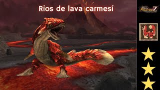 Ríos De Lava Carmesí Lavasioth Volcano  Monster Hunter Frontier Z  ESPENJAP [upl. by Yggam]