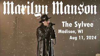 Marilyn Manson  Live at The Slyvee Madison WI Aug 11 2024 [upl. by Snehpets]