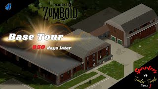 My Zomboid Base  850 Days later [upl. by Seen703]