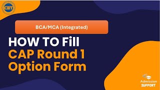 BCAMCA integrated Option Form Process  BCA  MCA integrated CAP Option Form BCA  MCA Marathi [upl. by Rockefeller]