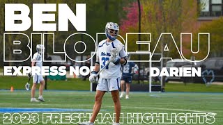 Ben Bilodeau 2023 Freshman Highlights  Darien 26 [upl. by Haleemak955]