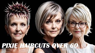 Ageless Appeal  40 Short Pixie Hairstyles for Women in Their 60s [upl. by Nnaerb]