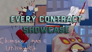 Every Devil Contract Showcase  Chainsaw Man Devils Heart [upl. by Nairrod]