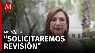 Xóchitl Gálvez pide recuento voto por voto en el 80 de casillas PAN y PRI contemplan impugnación [upl. by Llib]